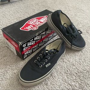 authentic vans - ebony/ice grey